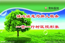 骨科医院展板