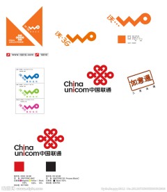 联通 logo（部分素材未抠）