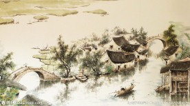 中国风水彩画