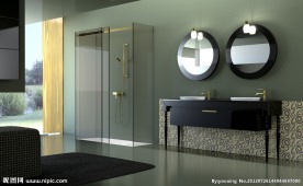 浴室（部分不清晰）