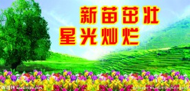 幼儿园舞台背景展板