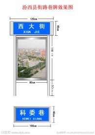 路牌灯箱