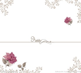 时尚玫瑰花纹移门