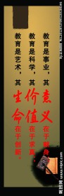 学校文化宣传展板