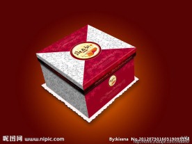 蛋糕包装设计 (注展开图)