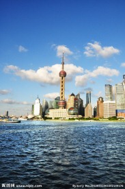 上海东方明珠等建筑群
