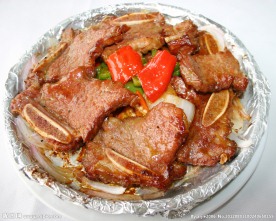 铁板黑椒牛仔骨