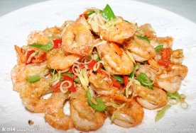 金蒜香茅局大虾