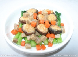 翠绿酱焖鲜冬菇