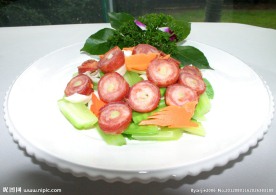 西芹百合炒烟肉卷