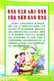 校园文化展版