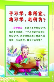 校园文化展版