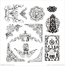 花边角 装饰纹样