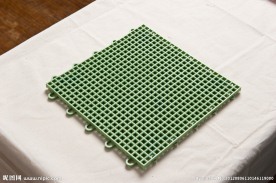 浅黄色塑胶地垫展示