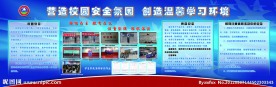学校安全展板