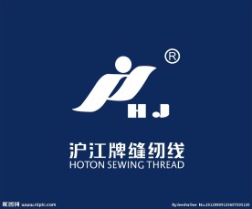 沪江牌缝纫线logo