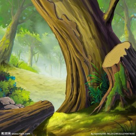 动漫场景分层图片