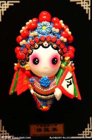 京剧脸谱 穆桂英