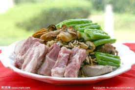 凉瓜蚝豉煲肉排