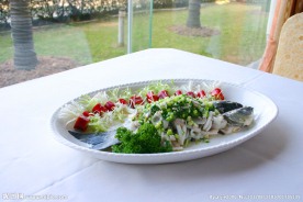 葱油淋本地鲩鱼