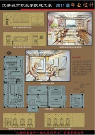 室内装潢毕业设计展板