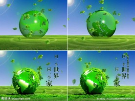 环保视频片头（AE可改字）