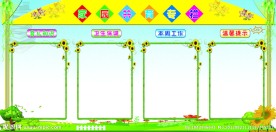 学校文化宣传栏展板