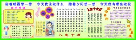 学校文化长廊 学生文明用语