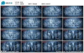 绚丽字幕条AE模版