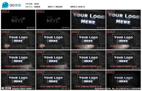 绚丽字幕条AE模版