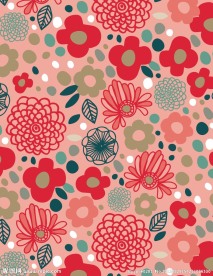 红色花朵