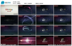 绚丽动态字幕条AE模版