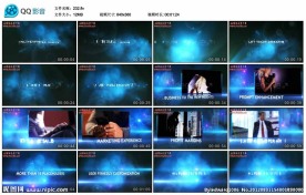 动感粒子视频AE模版