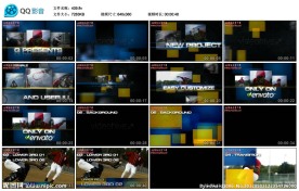 棒球体育运动AE模版