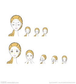 女性护肤保养手法