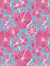 红色花朵