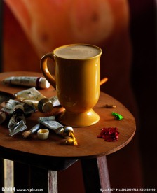 漂亮的咖啡杯