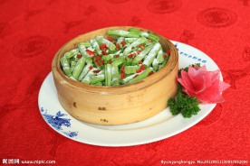 粉蒸四季豆