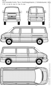 大众汽车线框图