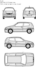 大众汽车线框图