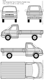大众汽车线框图