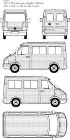 大众汽车线框图