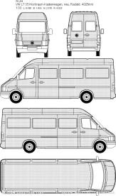 大众汽车线框图