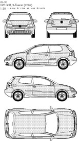 大众汽车线框图