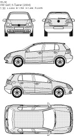 大众汽车线框图