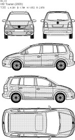大众汽车线框图
