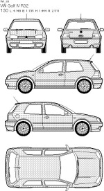 大众汽车线框图
