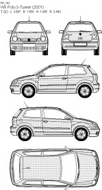 大众汽车线框图