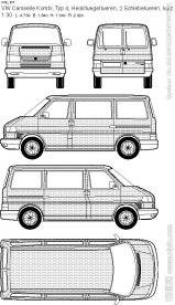 大众汽车线框图
