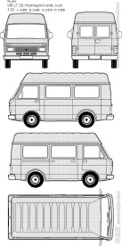 大众汽车线框图